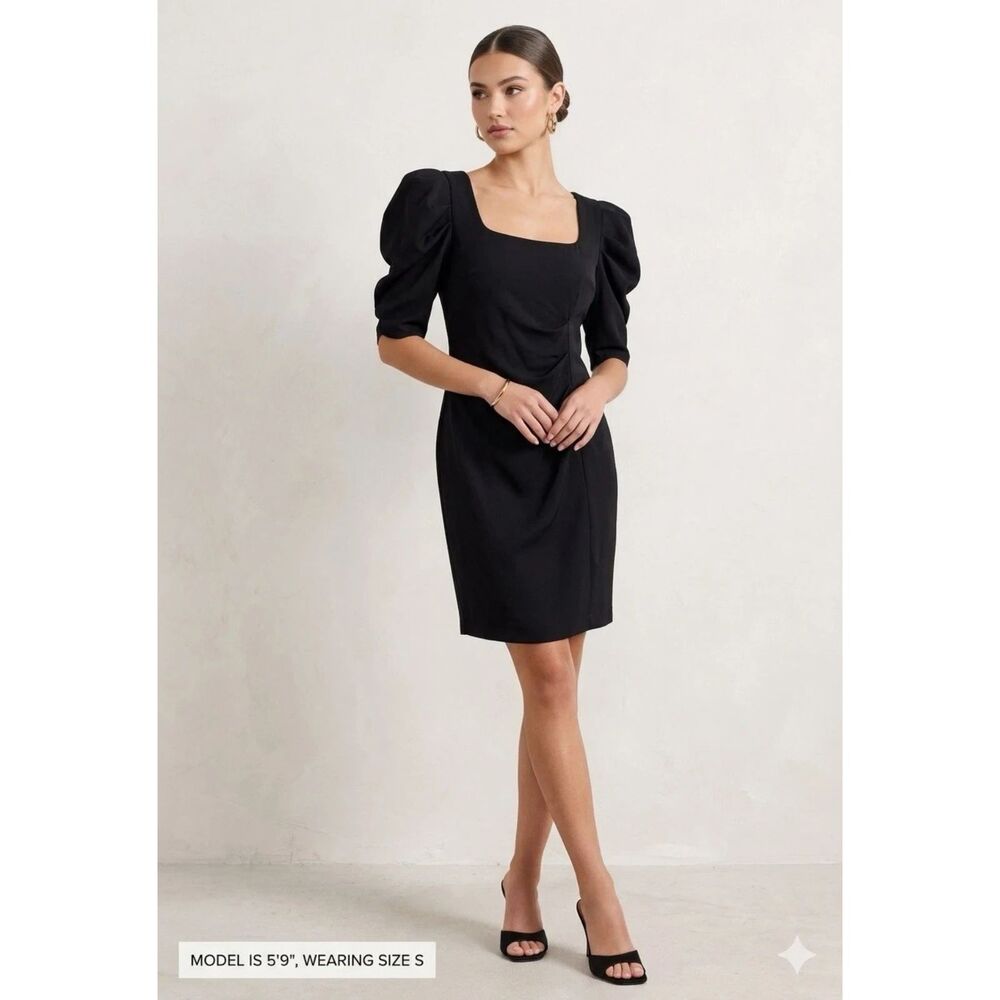 Anthropologie Yoana Baraschi Dress Womens XS Knee Length Retro y2k dark romantic